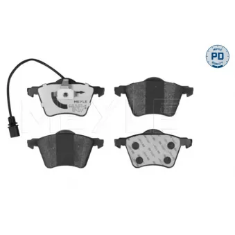 Jeu de 4 plaquettes de frein avant MEYLE 025 234 1819/PD