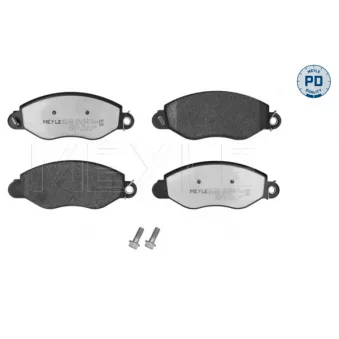 Jeu de 4 plaquettes de frein avant MEYLE 025 234 3418/PD