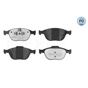 Jeu de 4 plaquettes de frein avant MEYLE 025 234 4017/PD
