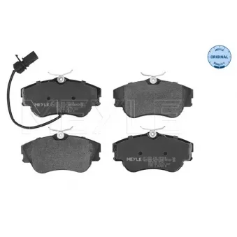 Jeu de 4 plaquettes de frein avant MEYLE 025 234 4519/W