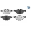 Jeu de 4 plaquettes de frein avant MEYLE 025 234 4821/PD - Visuel 1