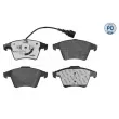 Jeu de 4 plaquettes de frein avant MEYLE 025 237 4619/PD - Visuel 1