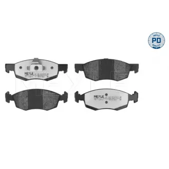 Jeu de 4 plaquettes de frein avant MEYLE 025 238 4218/PD
