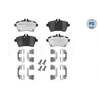 Jeu de 4 plaquettes de frein avant MEYLE 025 240 7719/PD
