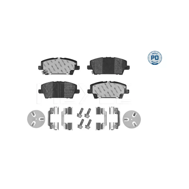 Jeu de 4 plaquettes de frein avant MEYLE 025 240 8717/PD