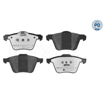 Jeu de 4 plaquettes de frein avant MEYLE 025 241 4119/PD