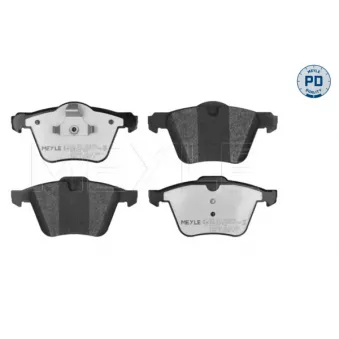 Jeu de 4 plaquettes de frein avant MEYLE 025 241 4218/PD