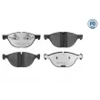 Jeu de 4 plaquettes de frein avant MEYLE 025 241 7219/PD - Visuel 1