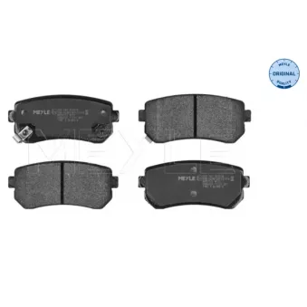 Jeu de 4 plaquettes de frein arrière MEYLE 025 243 2015/W