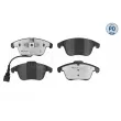 Jeu de 4 plaquettes de frein avant MEYLE 025 243 3219/PD - Visuel 1