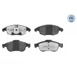 Jeu de 4 plaquettes de frein avant MEYLE 025 245 3818/PD - Visuel 1
