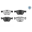 Jeu de 4 plaquettes de frein avant MEYLE 025 246 9719/PD - Visuel 1