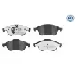 Jeu de 4 plaquettes de frein avant MEYLE 025 249 1418/PD - Visuel 1