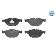 Jeu de 4 plaquettes de frein avant MEYLE 025 250 4519 - Visuel 1