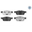 Jeu de 4 plaquettes de frein avant MEYLE 025 255 3119/PD - Visuel 1