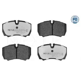 Jeu de 4 plaquettes de frein arrière MEYLE 025 291 2320/PD