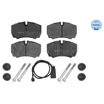 Jeu de 4 plaquettes de frein arrière MEYLE 025 291 2320/W
