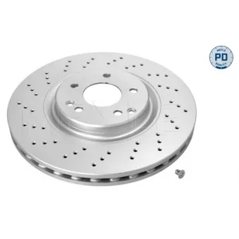 Jeu de 2 disques de frein avant MEYLE 083 521 0006/PD