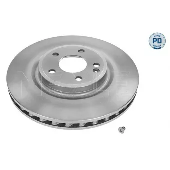 Jeu de 2 disques de frein avant MEYLE 083 521 0020/PD