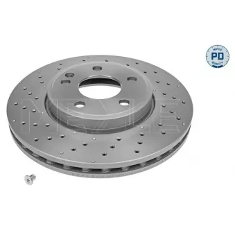 Jeu de 2 disques de frein avant MEYLE 083 521 0022/PD