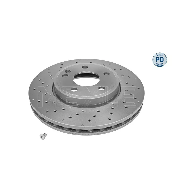 Jeu de 2 disques de frein avant MEYLE 083 521 0022/PD