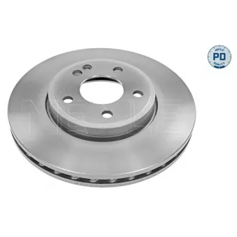 Jeu de 2 disques de frein avant MEYLE 083 521 0025/PD