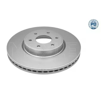 Jeu de 2 disques de frein avant MEYLE 083 521 0042/PD