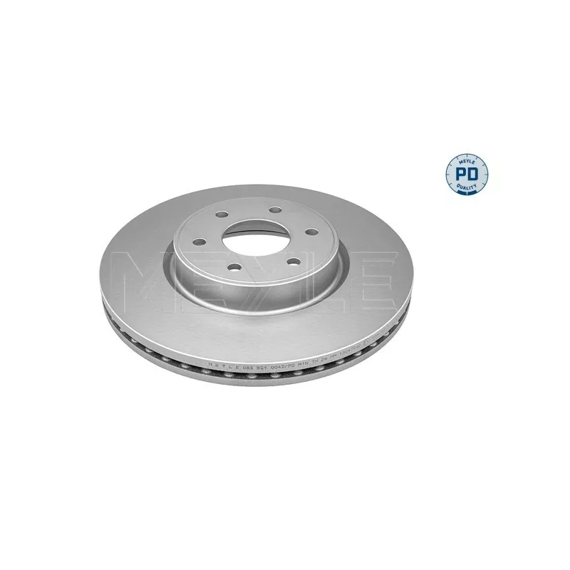 Jeu de 2 disques de frein avant MEYLE 083 521 0042/PD