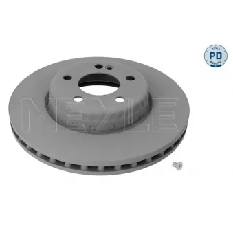 Jeu de 2 disques de frein avant MEYLE 083 521 1000/PD