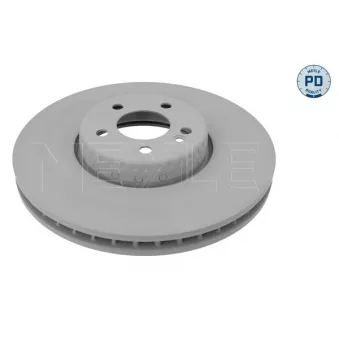 Jeu de 2 disques de frein avant MEYLE 083 521 1008/PD