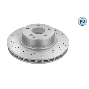 Jeu de 2 disques de frein avant MEYLE 083 521 2048/PD