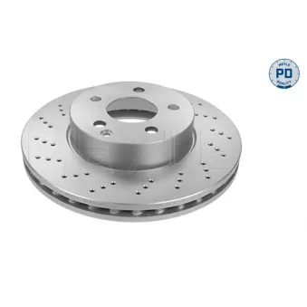 Jeu de 2 disques de frein avant MEYLE 083 521 2102/PD