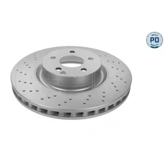 Jeu de 2 disques de frein avant MEYLE 083 521 2105/PD