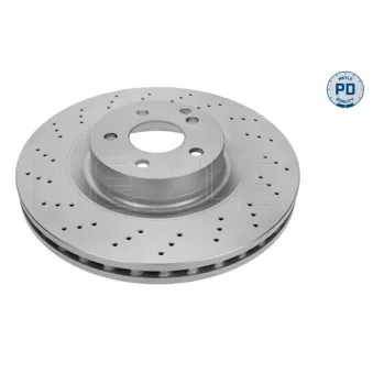 Jeu de 2 disques de frein avant MEYLE 083 521 2111/PD