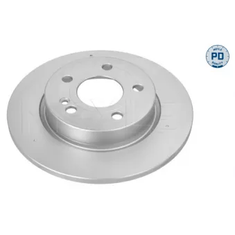 Jeu de 2 disques de frein arrière MEYLE 083 523 1009/PD