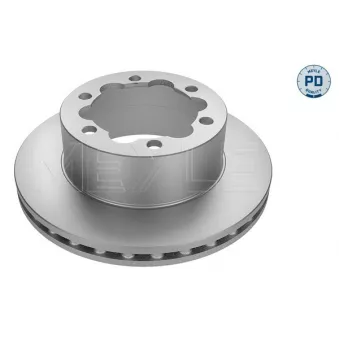 Jeu de 2 disques de frein arrière MEYLE 083 523 2099/PD