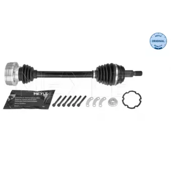 Arbre de transmission avant gauche MEYLE 100 498 0652