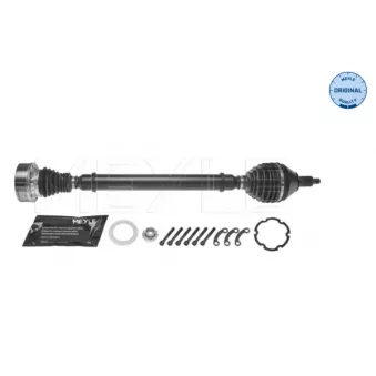 Arbre de transmission avant droit MEYLE 100 498 0775