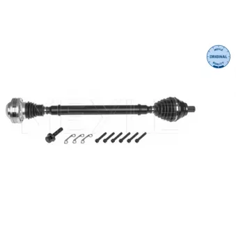 Arbre de transmission avant droit MEYLE 100 498 0784