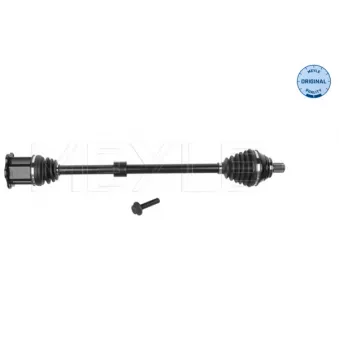 Arbre de transmission avant droit MEYLE 100 498 0802