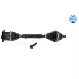 Arbre de transmission avant droit MEYLE 100 498 0824