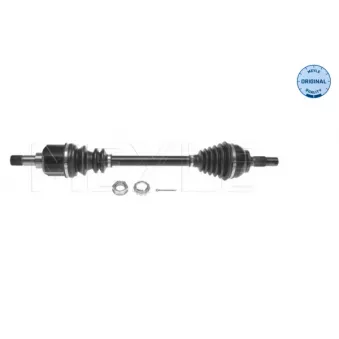 Arbre de transmission avant gauche MEYLE 11-14 498 0063