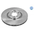 Jeu de 2 disques de frein avant MEYLE 11-15 521 0034 - Visuel 1
