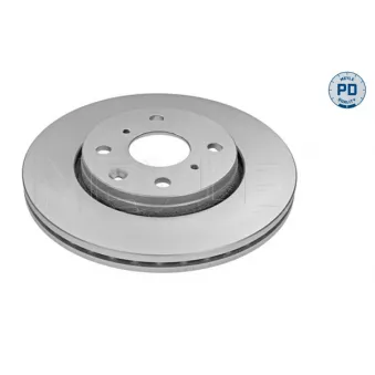 Jeu de 2 disques de frein avant MEYLE 11-15 521 0037/PD