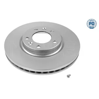 Jeu de 2 disques de frein avant MEYLE 11-15 521 0038/PD