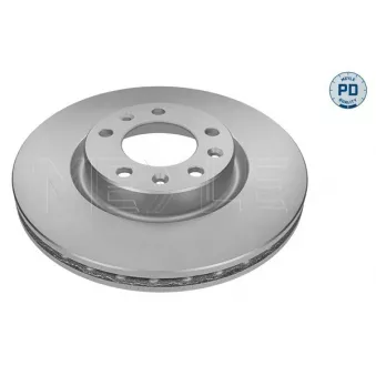 Jeu de 2 disques de frein avant MEYLE 11-15 521 0044/PD
