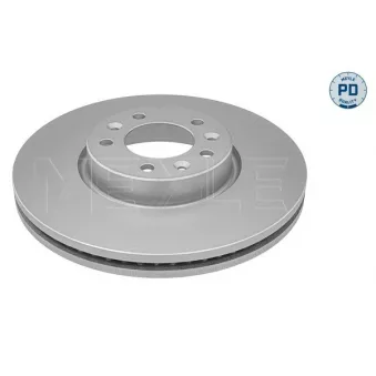 Jeu de 2 disques de frein avant MEYLE 11-15 521 0046/PD