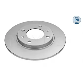 Jeu de 2 disques de frein arrière MEYLE 11-15 523 0010/PD