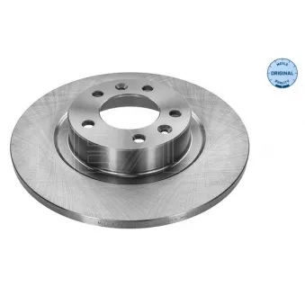 Jeu de 2 disques de frein arrière MEYLE 11-15 523 0013