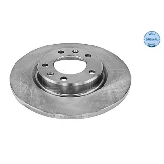 Jeu de 2 disques de frein arrière MEYLE 11-15 523 0014